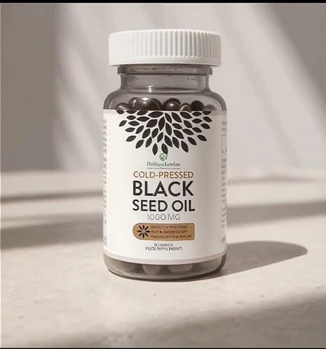 Cold Pressed Black Seed Oil 1000 mg Capsules