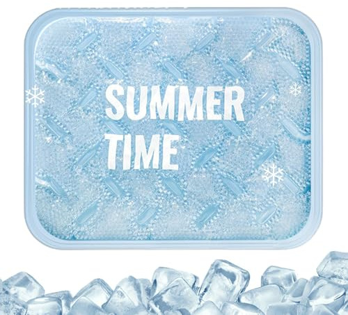 Cojín de asiento con refrigeración por agua - Enfriador de silla relleno de gel, almohadilla para sentarse anticalor de verano, soporte de enfriamiento cómodo y transpirable | Cojín cómodo para
