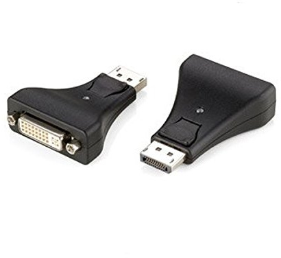 Equip 133431 Adaptador de Cable DisplayPort DVI Negro - Adaptador para Cable (DisplayPort, DVI, Male Connector/Female Connector, 0,2 m, Negro)