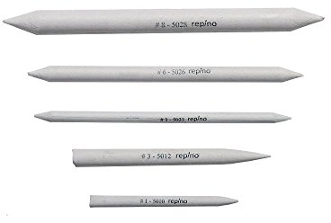 Papierwischer Set Estompen Tortillons verschiedene Durchmesser, 5 Stück