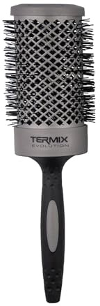 Termix Evolution Basic. Thermische Rundhaarbürste mit ionisierter Hochleistungsfaser, speziell für mitteldickes Haar. Durchmesser: 60 cm. Ø60 Graue