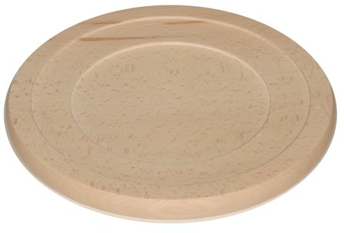 Holzuntersetzer hell für Servierpfanne