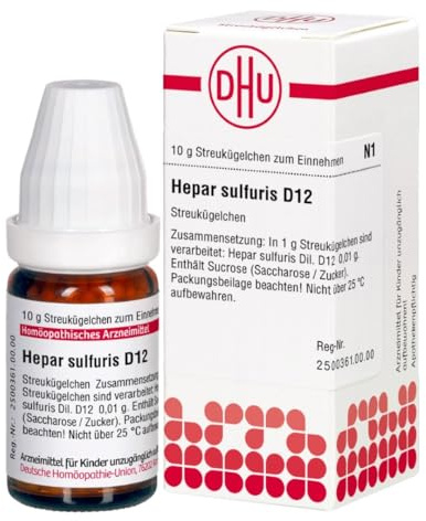 DHU Hepar sulfuris D12 Streukügelchen, 10 g Globuli