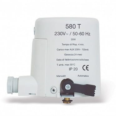 Watts ATTUATORE ELETTROTERMICO CAZZANIGA 220V MOD 580T PER VALVOLE 560/571T