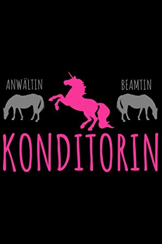 Notizbuch liniert: Konditorin Geschenke lustig