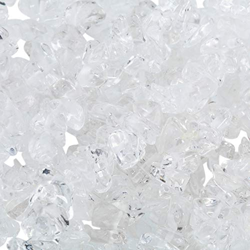 KYEYGWO Lose Perlen Strang Edelsteine Chip mit Loch Bergkristall | Unregelmäßig Kristall Trommelsteine zum Auffädeln für Charms Armbänder Schmuckherstellung und DIY Handgefertigt Craft