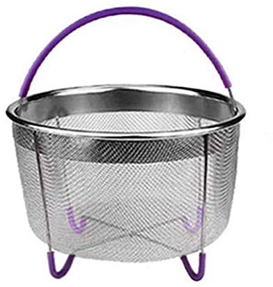 BRONG 6QT Panier à Vapeur en INOX Accessoires Cookeo pour la Cuisson des Légumes et des Aliments