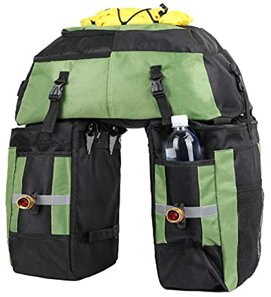 Fahrradsattel, 70 l, 3-in-1, großes Fassungsvermögen, Gepäckträgertasche, Gepäckträgertasche, Korbtasche