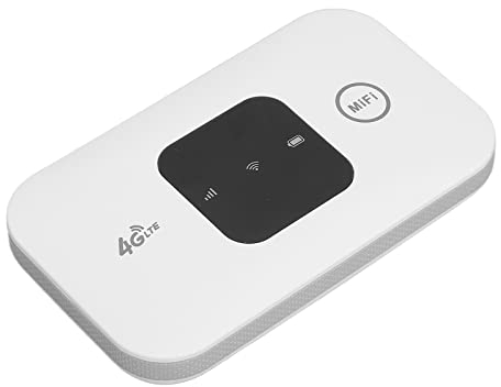 Dioche WLAN Router SIM Karte, Tragbares WLAN, Kleiner, schneller, weißer, Mobiler 4G Hotspot Router für Telefon/Laptop/Desktop/Tablet