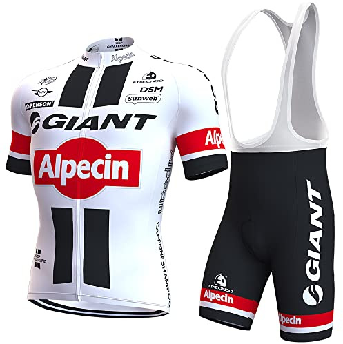 assocauicy Rennrad Trikot Herren Set,Atmungsaktiv Und Schnelltrocknend Herren-Radtrikot Radhosen Für Männer Mit 3D-Gel-Pads