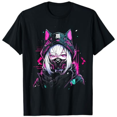 Anime Manga Cyberpunk Aesthetic Techwear Harajuku T-Shirt