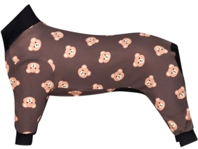 Spark Paws Hundepyjama, Onesie Erholungsanzug nach Operation | Ultraweich und 4-Wege-Stretch, für Kleine, Mittlere und Große Hunde