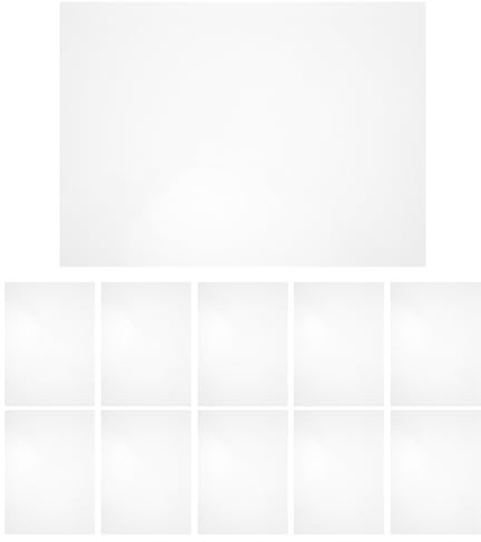 DOITOOL 100 fogli di pellicola di laminazione termica trasparente in plastica A4, pellicola di laminazione in plastica trasparente, protettiva ad alta trasparenza per la protezione dei documenti