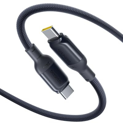 Baseus Picogo Cable USB C a USB C 240 W 2 M, PD 5 A QC 4.0 Carga Rápida USB C Cable de Carga Cable Tipo C para iPhone 17/16/15/14/13/12, MacBook Pro iPad Air Mini Galaxy S25-20, Steam Deck