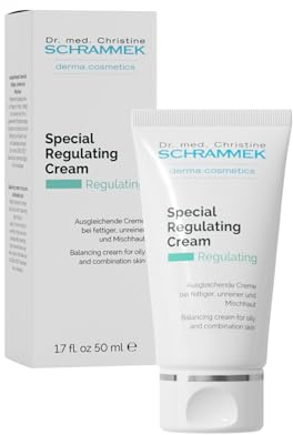 Special Regulating Cream (1.7 fl oz) - For Oily & Mixed Skin - Aloe Vera & Vitamin E - Face Moisturizer & Face Cream - Skin Care - Dr Schrammek