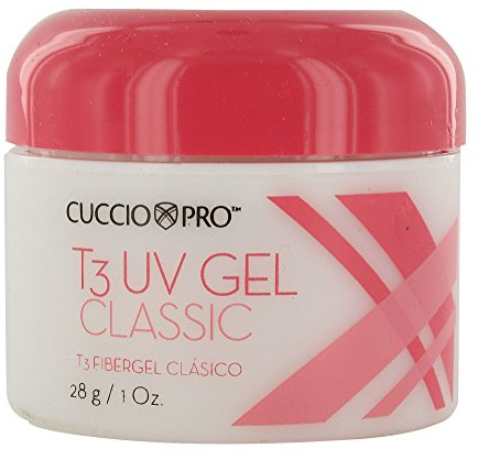 Cuccio Pro T3 UV-Gel klar für hohe Glanz Natürliche und künstliche Nägel 28 g