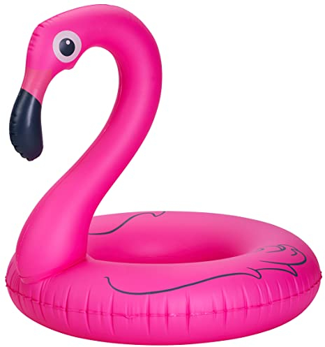 Bramble Fenicottero Rosa Gonfiabile Grande, 116x96cm - Gommone Flamingo