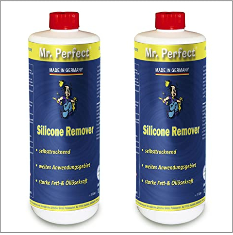 Mr. Perfect® - Silikonentferner 2x1L | Wachsentferner für Autolack| Der Silikonreiniger entfernt mühelos Fette, Öle & Silikon | Effektive Reinigung | Für große Flächen geeignet