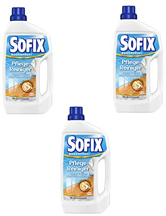 Sofix Pflege-Reiniger, 3x1 l Bodenreiniger, Oberflächenschonend