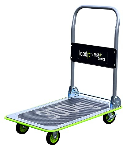 Loadit 300kg Foldable Trolley | ISO & TUV GS Certified | Heavy-Duty Fold-Away Hand Sack Platform Truck Trolley Cart Pulley on wheels