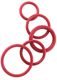 2 Pcs O-ring 126.37 mm x 140.37 mm x 7 mm | Silikon - SI Dichtung Gummidichtung Oring 126.37x7-70 ShA | Verschiedene Größen - Konfigurieren Sie Ihren Kit