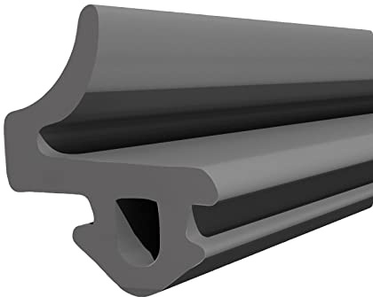 DQ-PP Joint de fenêtre - Noir - 50 m - S-835X - Pour fenêtre VEKA PVC - Joint d'étanchéité en caoutchouc - Joint de fenêtre en plastique - Joint profilé de porte
