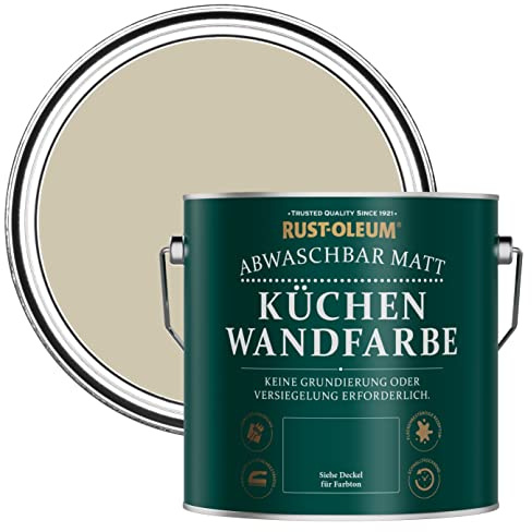 Rust-Oleum Grey Washable Kitchen Wall Paint in Matt Finish - Silver Sage 2.5L