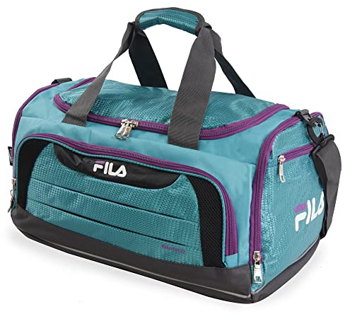 Fila Cypress Sporttasche, klein, Türkis/Violett, Einheitsgröße, Cypress Sporttasche, klein