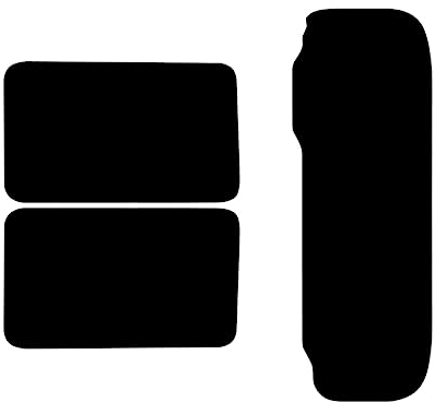 Passgenaue Tönungsfolie für-Suzuki Jimny 3-Türen 2018-... Heck/Seitenscheiben (20% Schwarz)