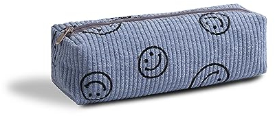 Smile Federmäppchen, leicht, klein, ästhetisch, für Büro, Uni, Schule, Aufbewahrungstasche, Beutel, Organizer, Make-up-Tasche, Kosmetiktasche, niedliches Federmäppchen für Mädchen, Jungen, Kinder