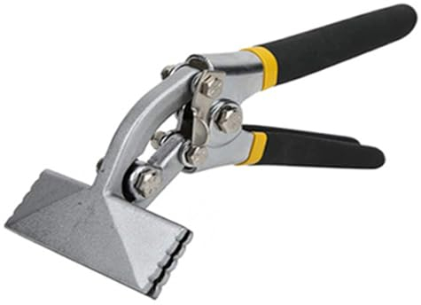 Alicates para Doblar Láminas, Cortadora de mano de chapa, herramientas dobladoras de hojas de mandíbula recta para aplanar metal (Doblado 75mm)