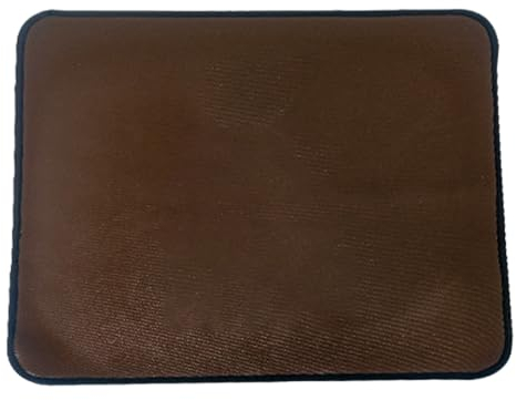 Esterilla para barbacoa, protección del suelo, base ignífuga, plegable, resistente al calor, protectora alfombrilla debajo de la parrilla