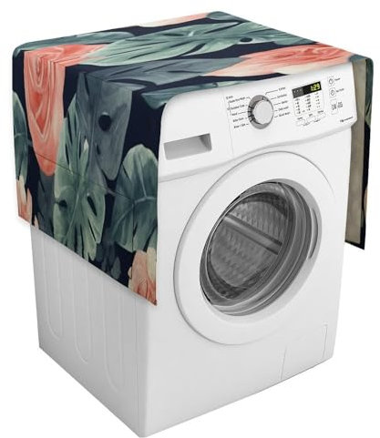 MNBVKL Geräteschutzdecke, Aquarell-Monstera-Muster, bedruckte Schutzdecke, Tischschutzdecke