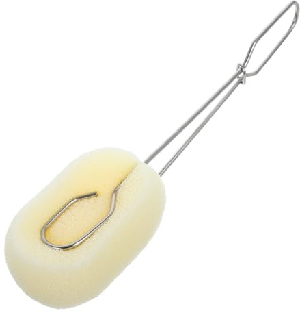 GOOHOCHY Esponja Limpiadora para Botellas con Mango Cepillo de Esponja Suave para Limpieza Profunda de y Botellas y Duradera para Uso Diario Cocina
