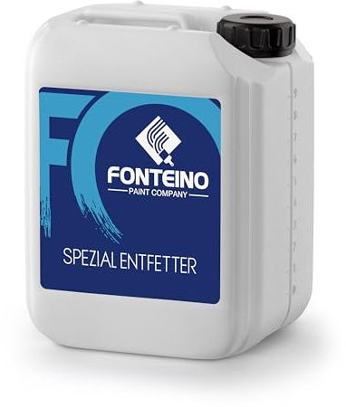 Fettlöser & Spezial Entfetter Spray – Starker Reiniger für Küche, Fliesen, Metall, Holz, Möbel, Bad – 5L
