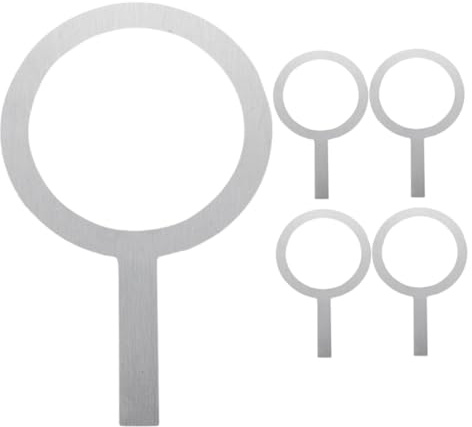 BESPORTBLE 5 pièces Protège-Contour Tasse Acier Inoxydable Anneaux Joints pour Bords de Gobelets Thé Au Lait Compatible avec Boba et Espresso Accessoire Pratique pour Cafés et Pâtisseries