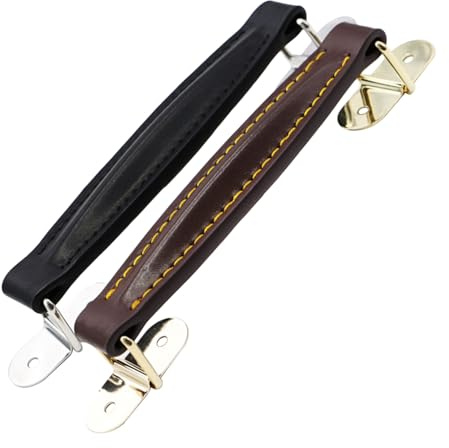 jojofuny 2 Set Maniglie Laterali per Casse Acustiche PU Resistente con Ferramenta in Metallo Maniglia Ergonomica per Amplificatori Chitarra Supporto Robusto per Trasporto Sicuro e Uso