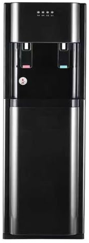 Freestanding Mains Fed Unit Loading Floor Standing Water Dispenser,Cooler Water Dispenser,Bottom Loading Hot and Cold Water For Home Office Commercial Business,Black,CHot cold