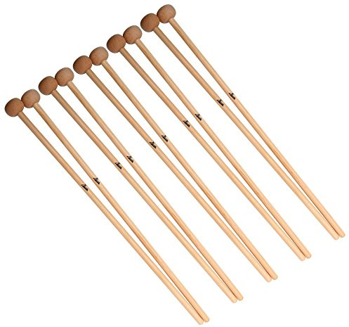 XDrum Percussion MG4 Glockenspielschlägel aus Ahorn 5 Paar