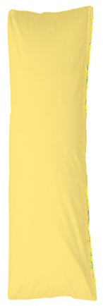 Bellana Seitenschläferkissen Bezug Stillkissen Mako Jersey 40x140 cm Farbe: weizen gelb