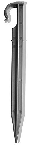 XXL Schlauchanker, Schlauchhalter für bis zu 19 mm (3/4) Schläuche (auch für 1/2 geeignet), 25 cm Länge 10er Paket