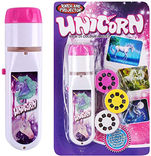 Georgie Porgy Children Projector Toys Educational Science Set Wall Ceiling Tent Torch (Unicorn)