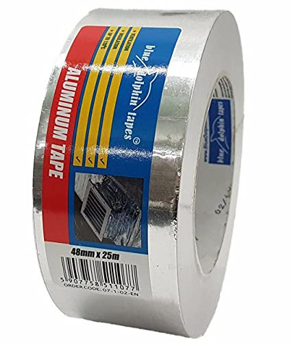 Aluminium-Klebeband – Konditionierung/Belüftung/Isolierung (48 mm x 25 m)