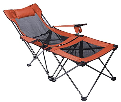 CFMZ Campingstuhl Faltbar, Angelstuhl mit Fußablage, Karpfenstuhl 150kg, Klappstuhl Camping Stuhl Leicht mit Tisch, Verstellbar Niedrig Faltstuhl Camping Carp Chair