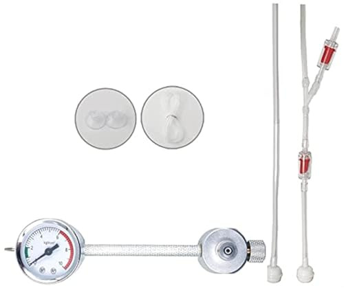 CENPEK Aquarium DIY CO2 Generator System Kit with Pressure Gauges and Relief Valves Check Carbon Dioxide Reactor Kit for Plants Aquarium
