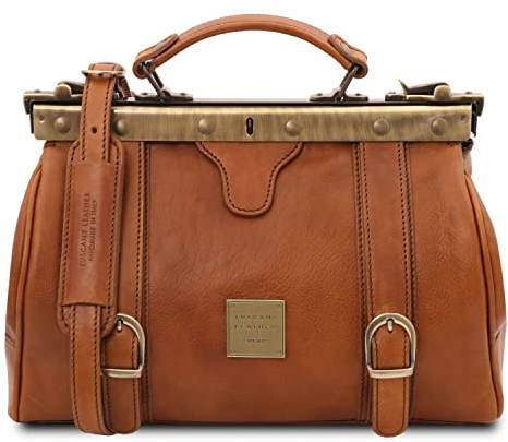 Tuscany Leather Monalisa Maulbügel - Arzttasche aus Leder Natural