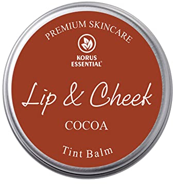 Korus Essential Cocoa Lip & Cheek Tint Balm - 8 Grams