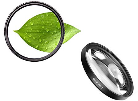 67 mm + 1 filtre Close-Up - Lentille macro - Gros objectif Close Up Closeup - Dioptrie de 67 mm