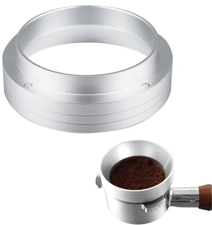 Ailelan Kaffee Dosierring 54mm, Magnetischer Siebträger Dosierbecher 54mm, Aluminiumlegierung Trichter, Espresso Zubehör für Barista, 1 Stück