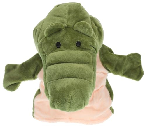 Zerodeko Krokodil Handpuppe Plüsch Tierpuppe 9.84 Zoll Kreatives Handspielzeug Für Kinder Rollenspiel Und Geschichtenerzählen Frühpädagogisches Puppenspielzeug Für Zuhause Kindergarten
